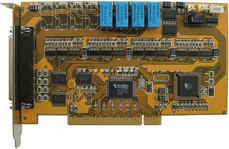 16 input 4 output CCTV I/O card